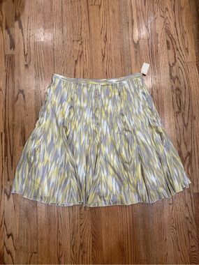 Coldwater Creek Cotton Blend Midi Skirt Summer Vacation NWT 2X (20W-22W)